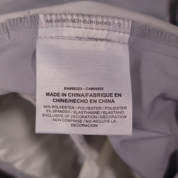 Nike Golf‎ Dri Fit Pants Mens 34x34 Light Gray Performance Stretch - Picture 9 of 13